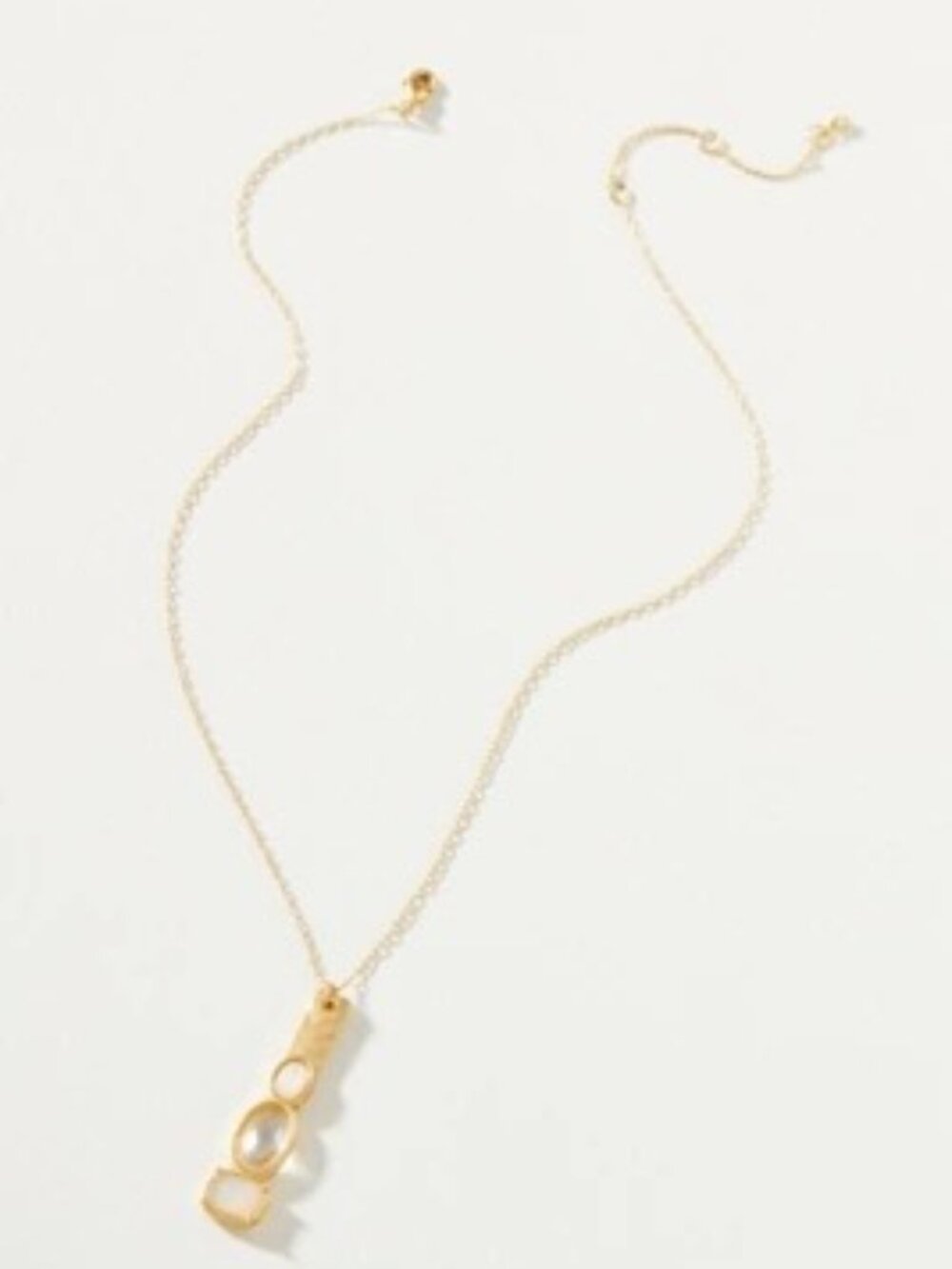 NWT Anthropologie Birthstone Column Necklace June